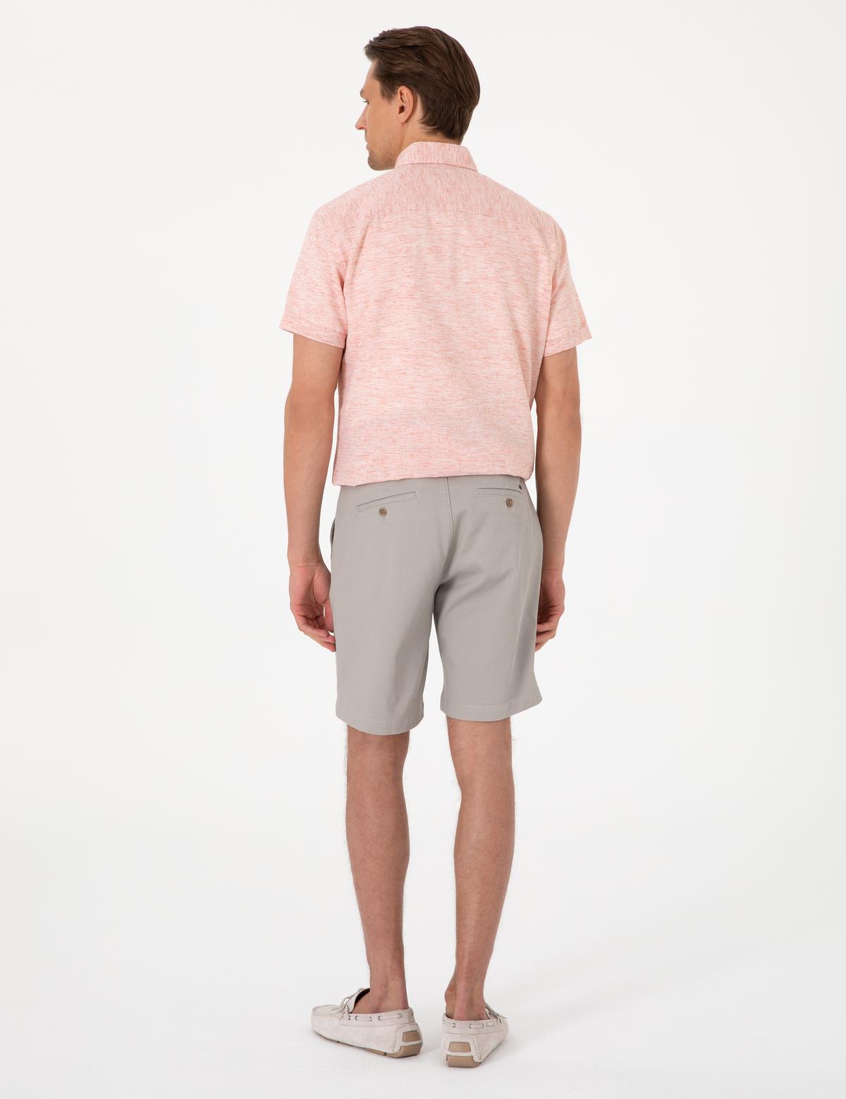 Taş Slim Fit Dokuma Şort - 50308112006