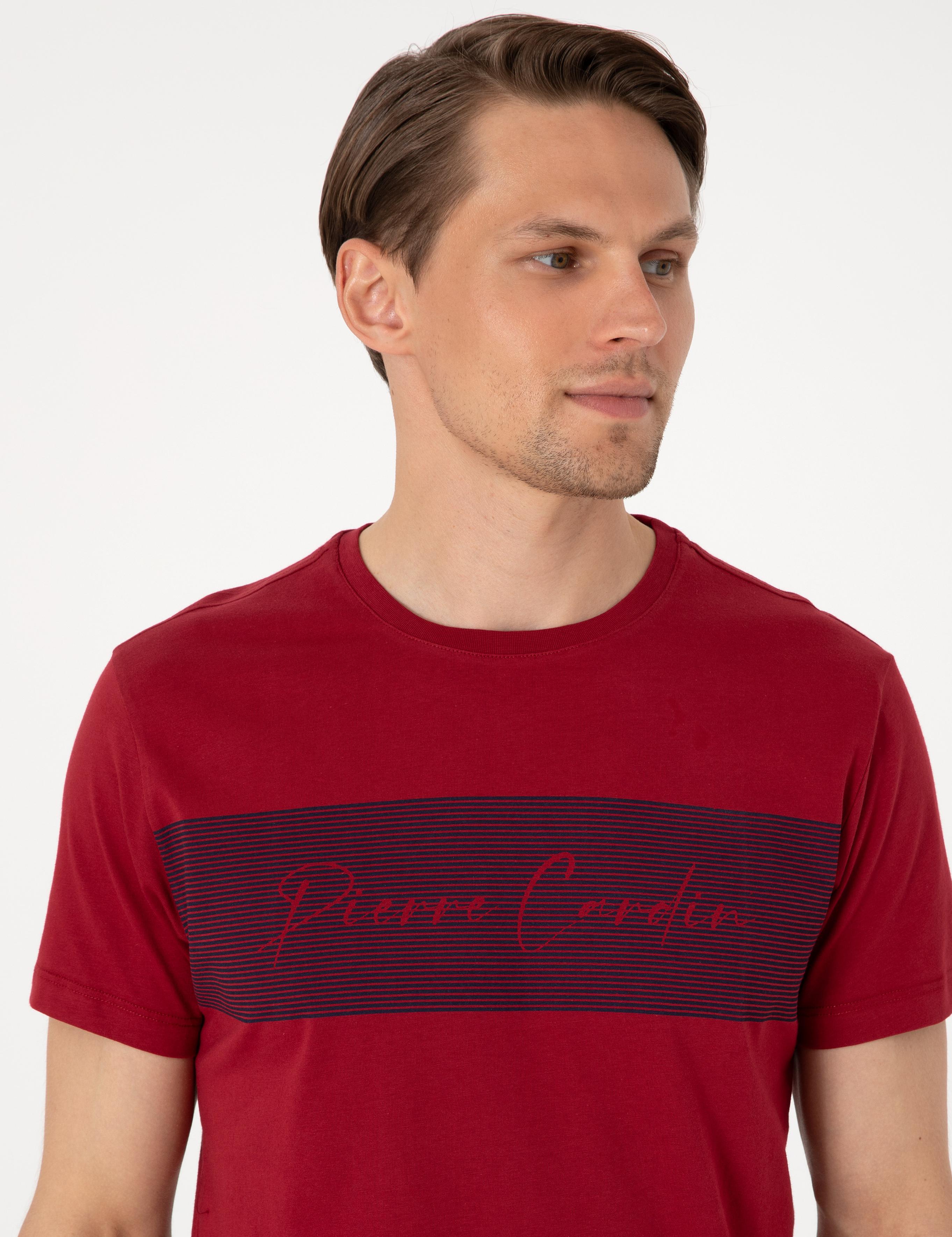 Bordo Kısakol Pijama Takımı