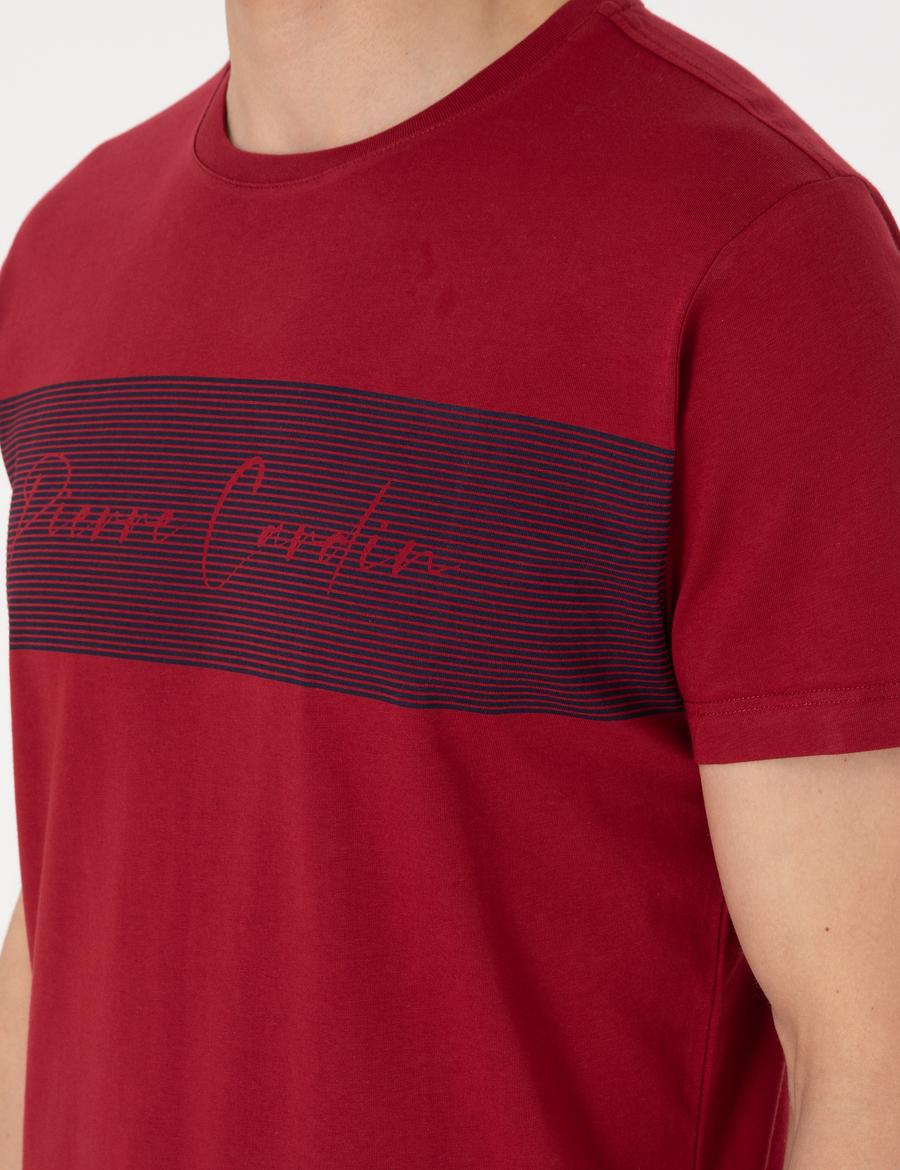 Bordo Kısakol Pijama Takımı