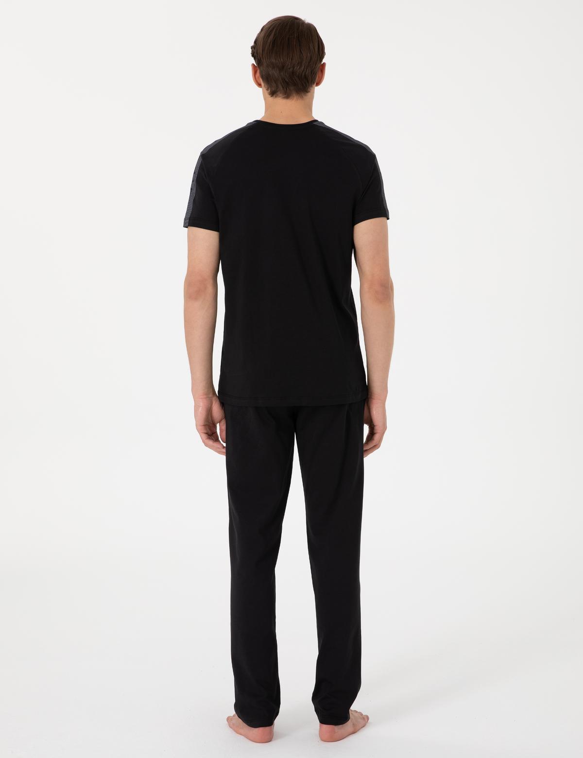 Siyah Kısakol Pijama Takımı - 50314418011
