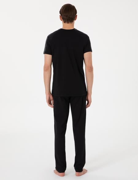 Siyah Kısakol Pijama Takımı - 50314418011