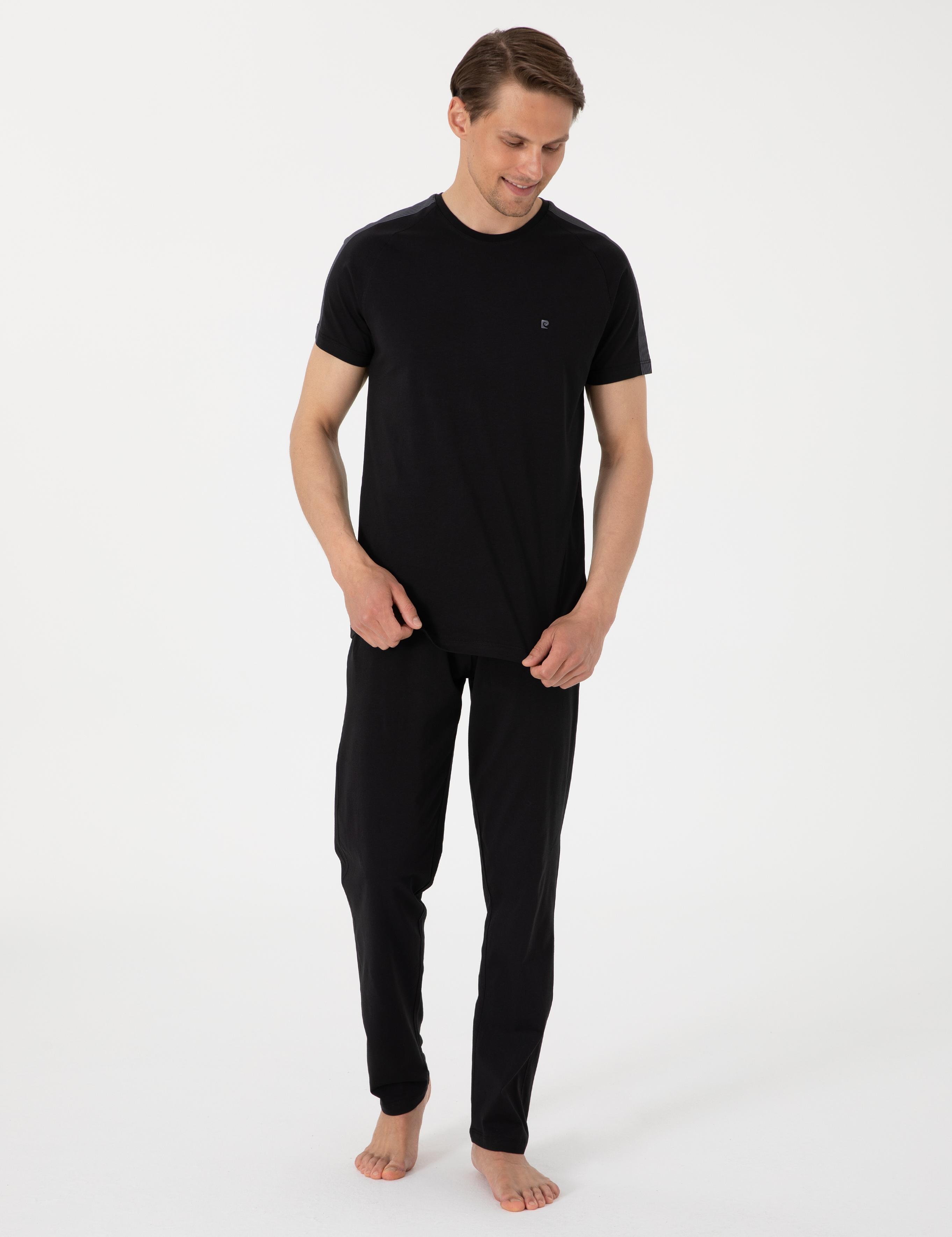 Siyah Kısakol Pijama Takımı