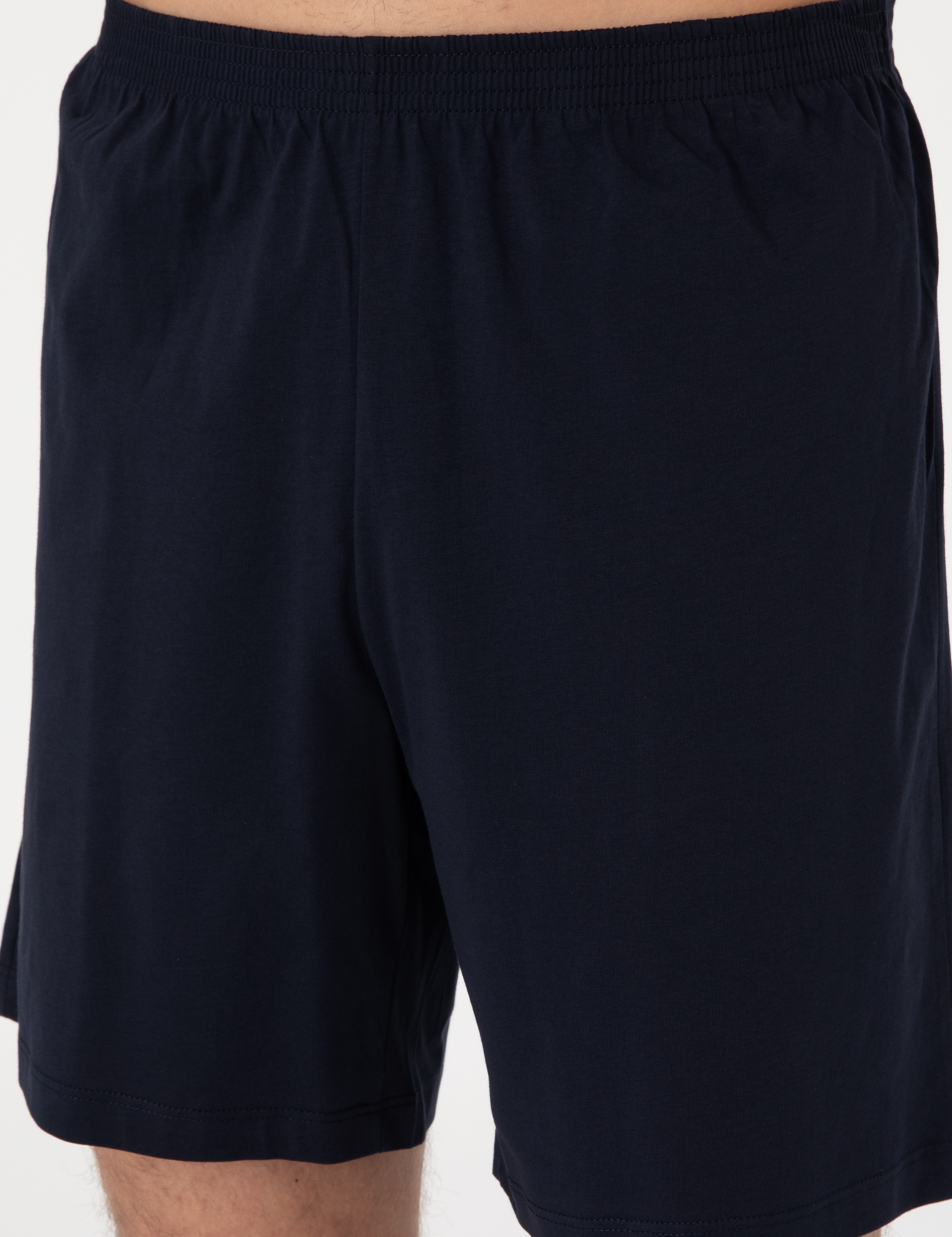 Yeşil Kısakol 3'lü Jakarlı Pijama Takımı