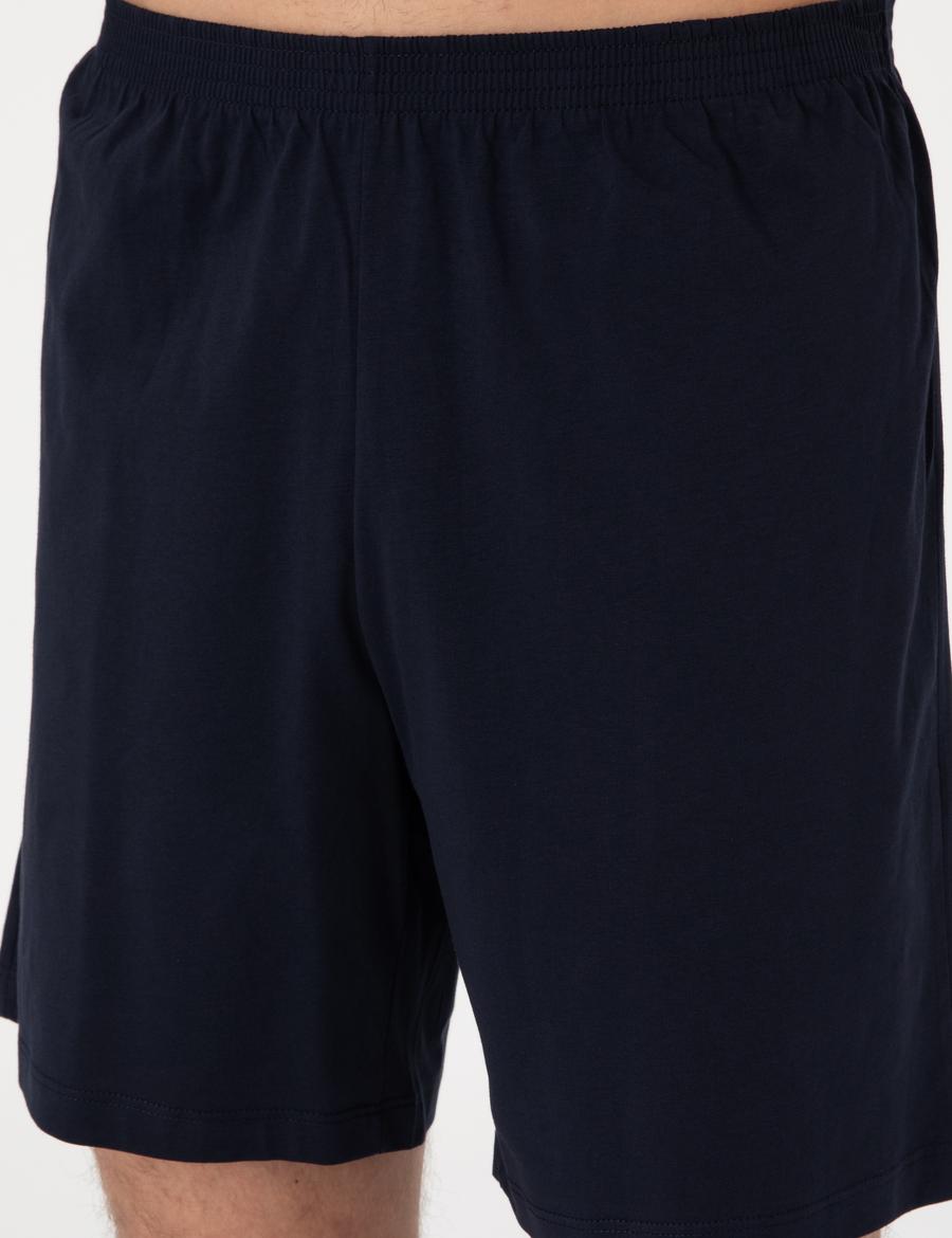 Yeşil Kısakol 3'lü Jakarlı Pijama Takımı