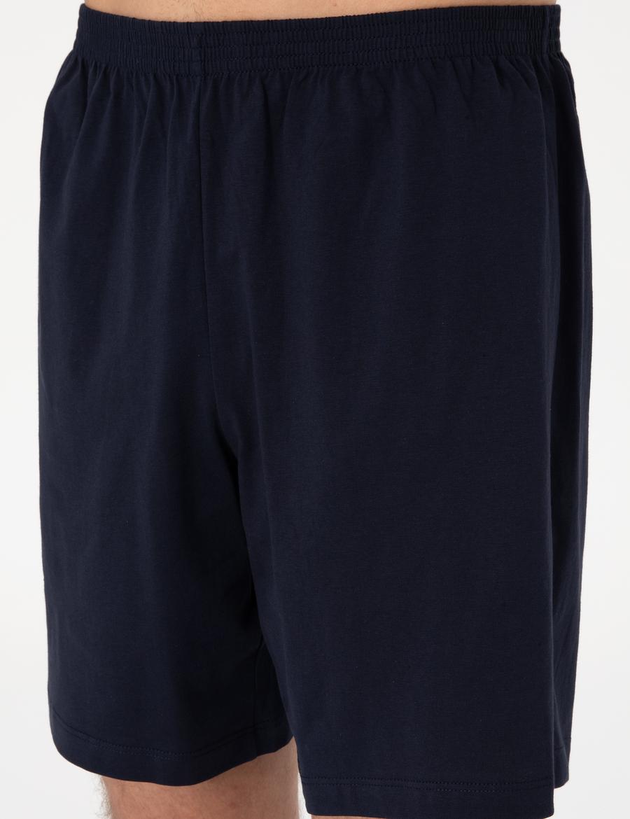 Kahverengi Kısakol 3'lü Jakarlı Pijama Takımı