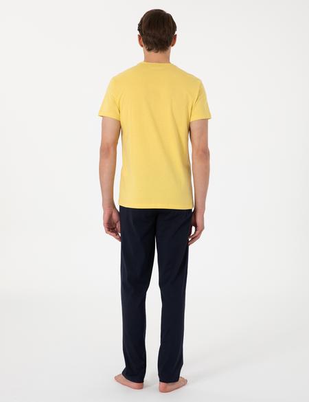 Sarı Kısakol Pijama Takımı - 50314417024