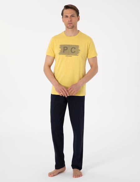 Sarı Kısakol Pijama Takımı - 50314417024