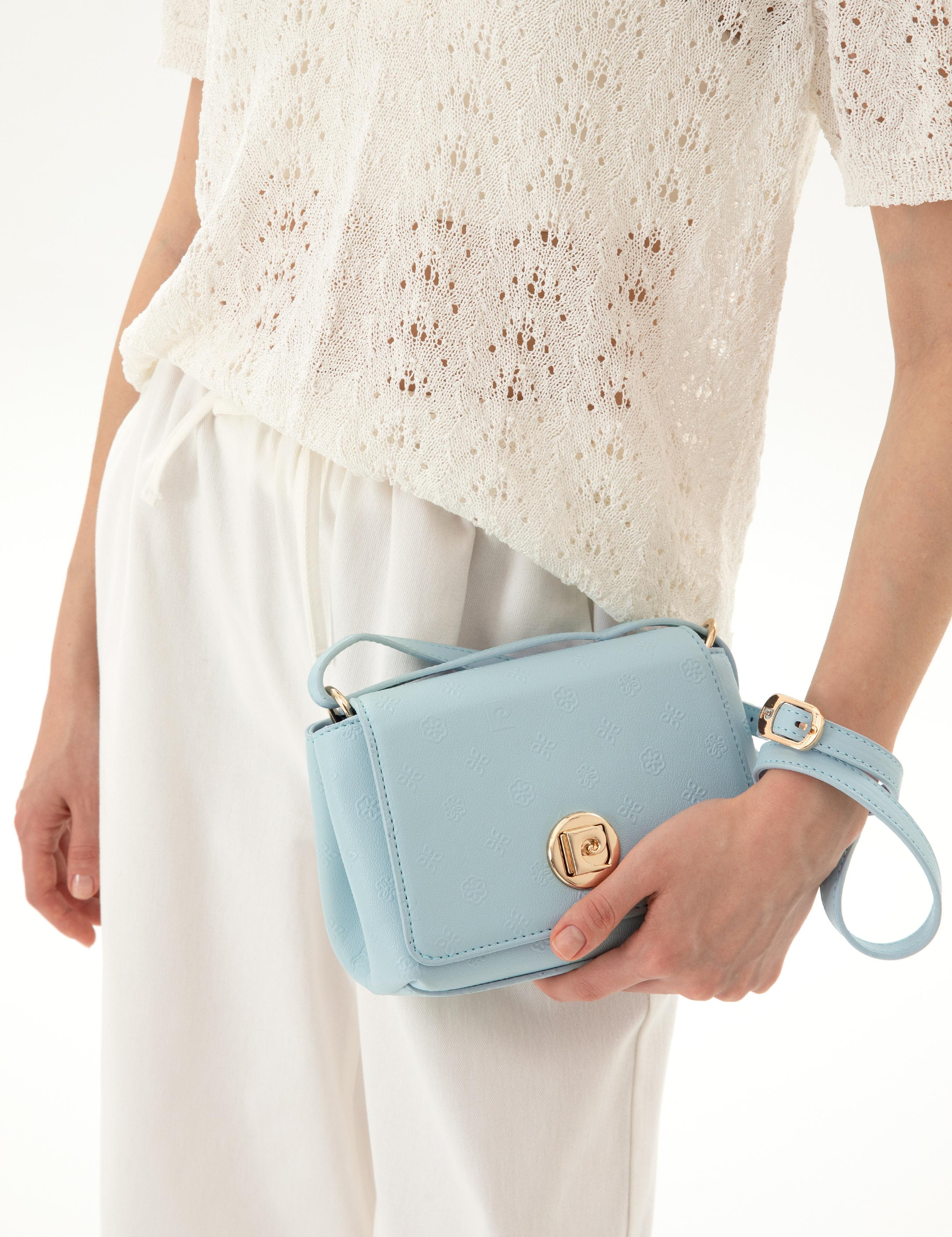 Açık Mavi Omuz Çantası