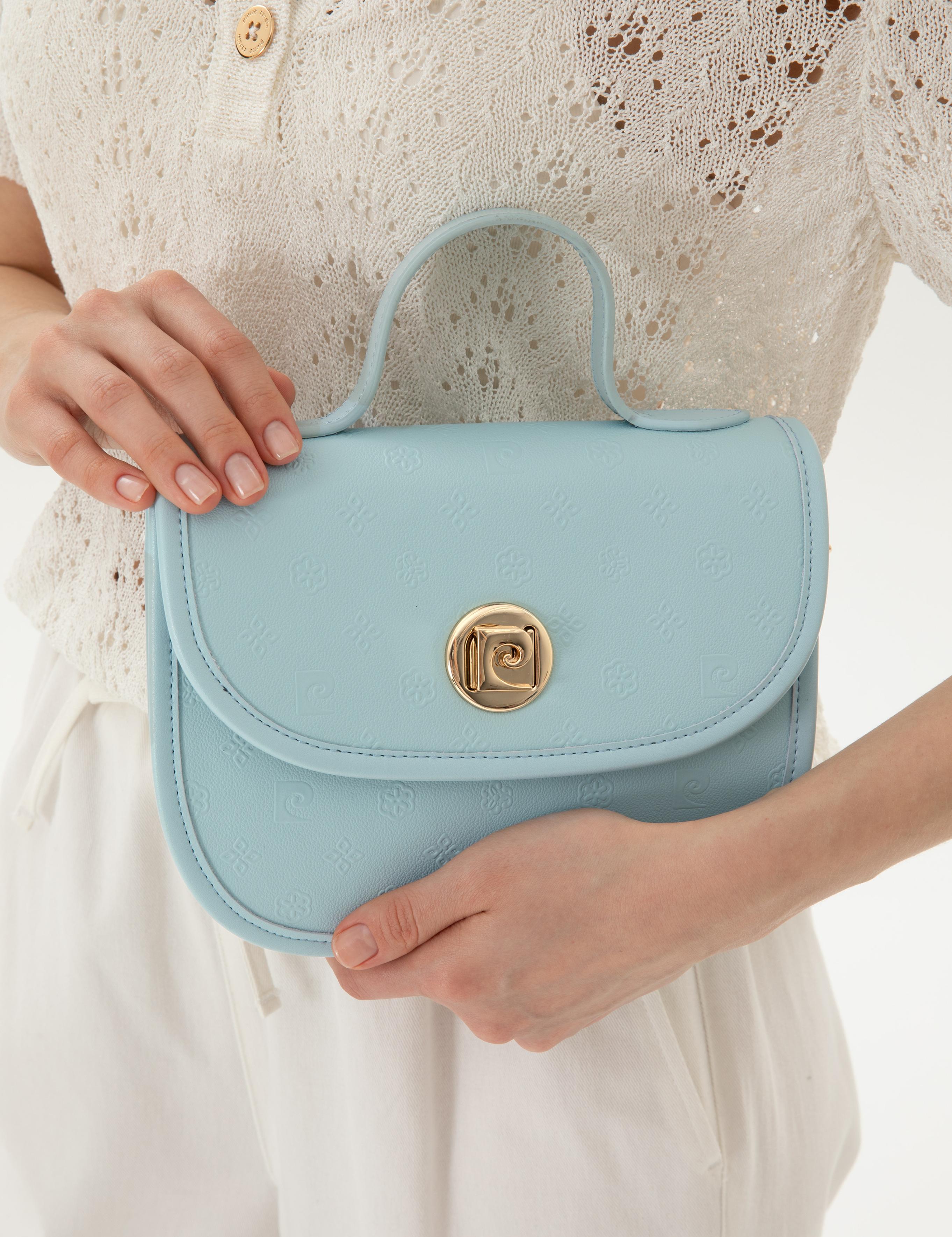 Açık Mavi Çapraz Çanta