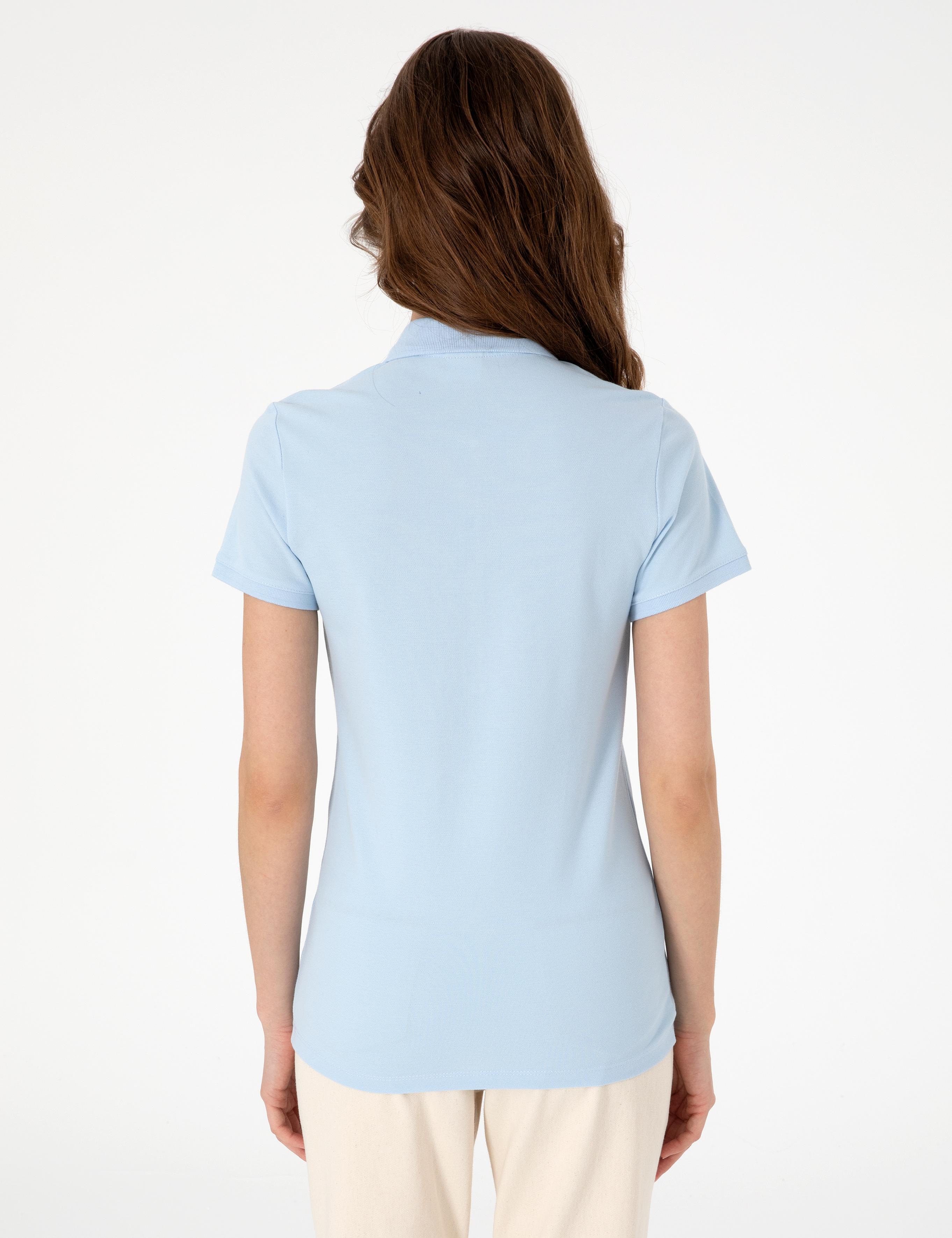 Mavi Regular Fit Pamuklu Polo Yaka Basic Tişört