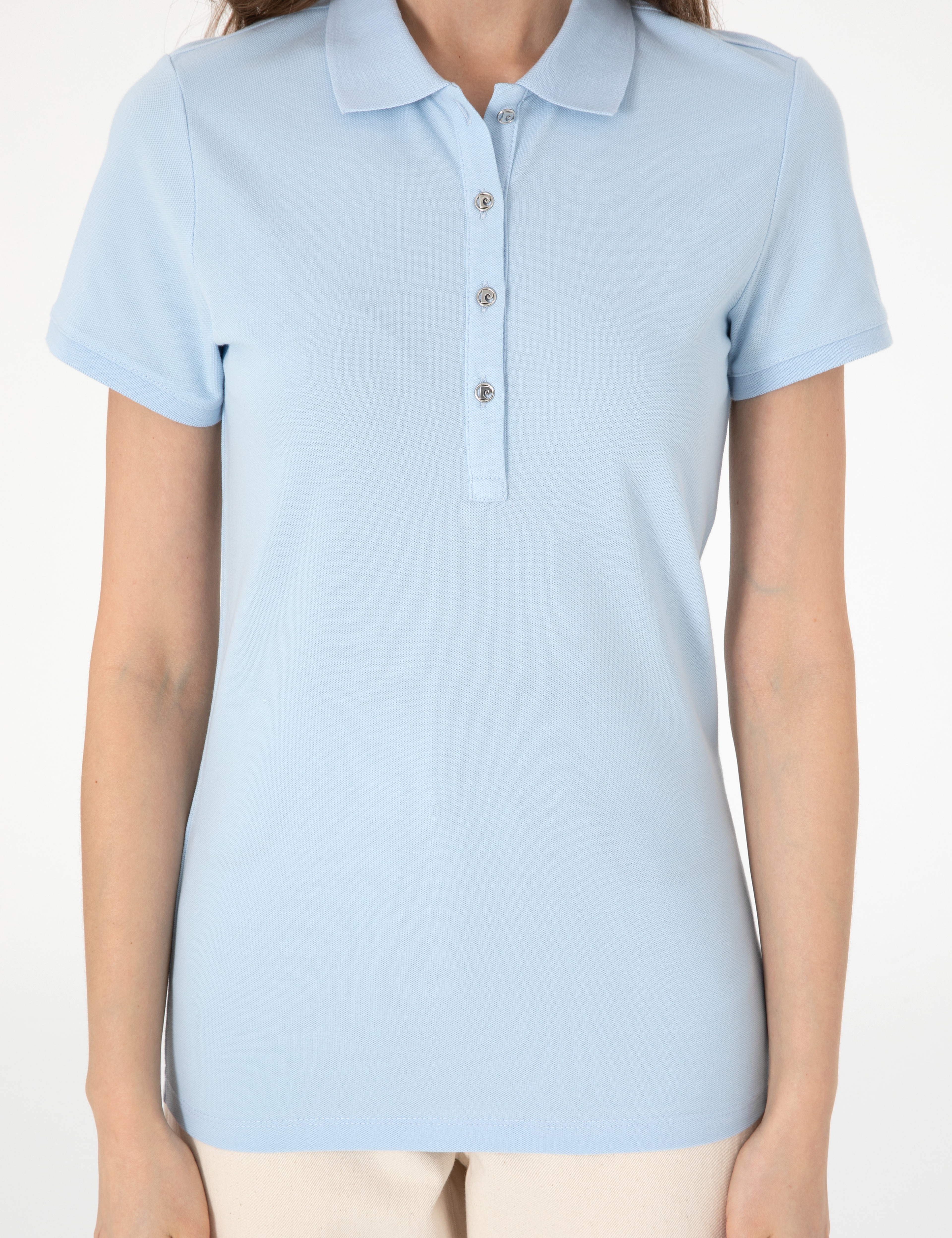 Mavi Slim Fit Pamuklu Polo Yaka Basic Tişört