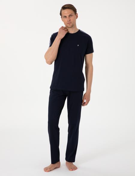 Lacivert Kısakol Pijama Takımı - 50314418022