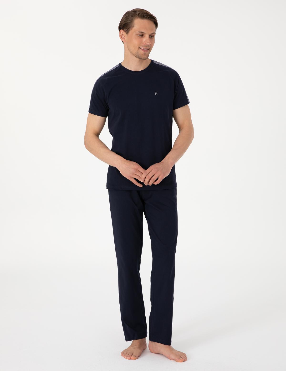 Lacivert Kısakol Pijama Takımı - 50314418022