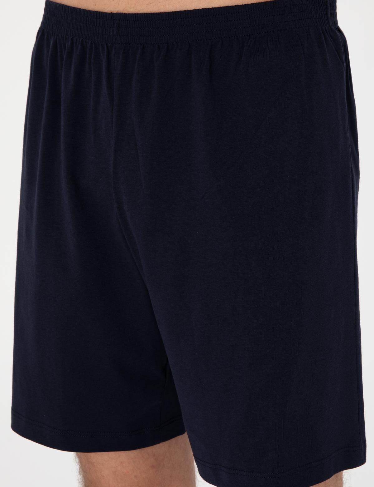 Yeşil Kısakol 3'lü Jakarlı Pijama Takımı - 50314446002