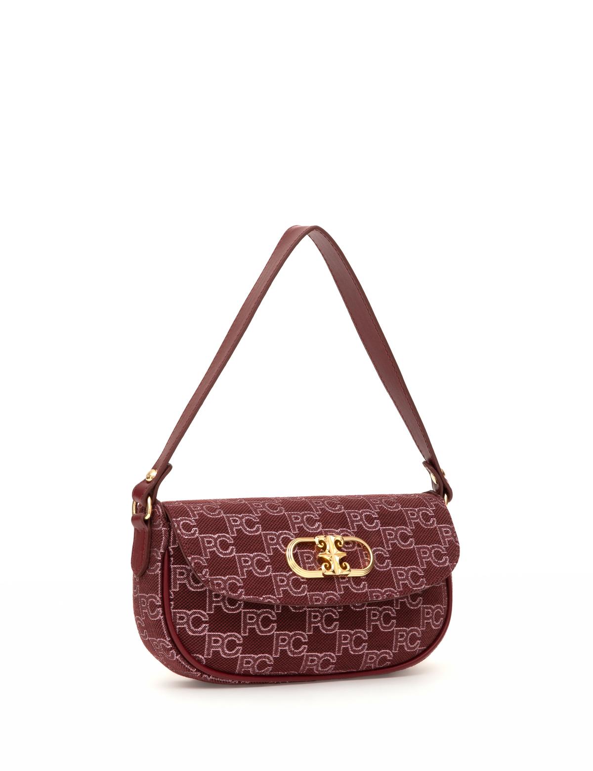 Bordo Omuz Çantası - 50318408003