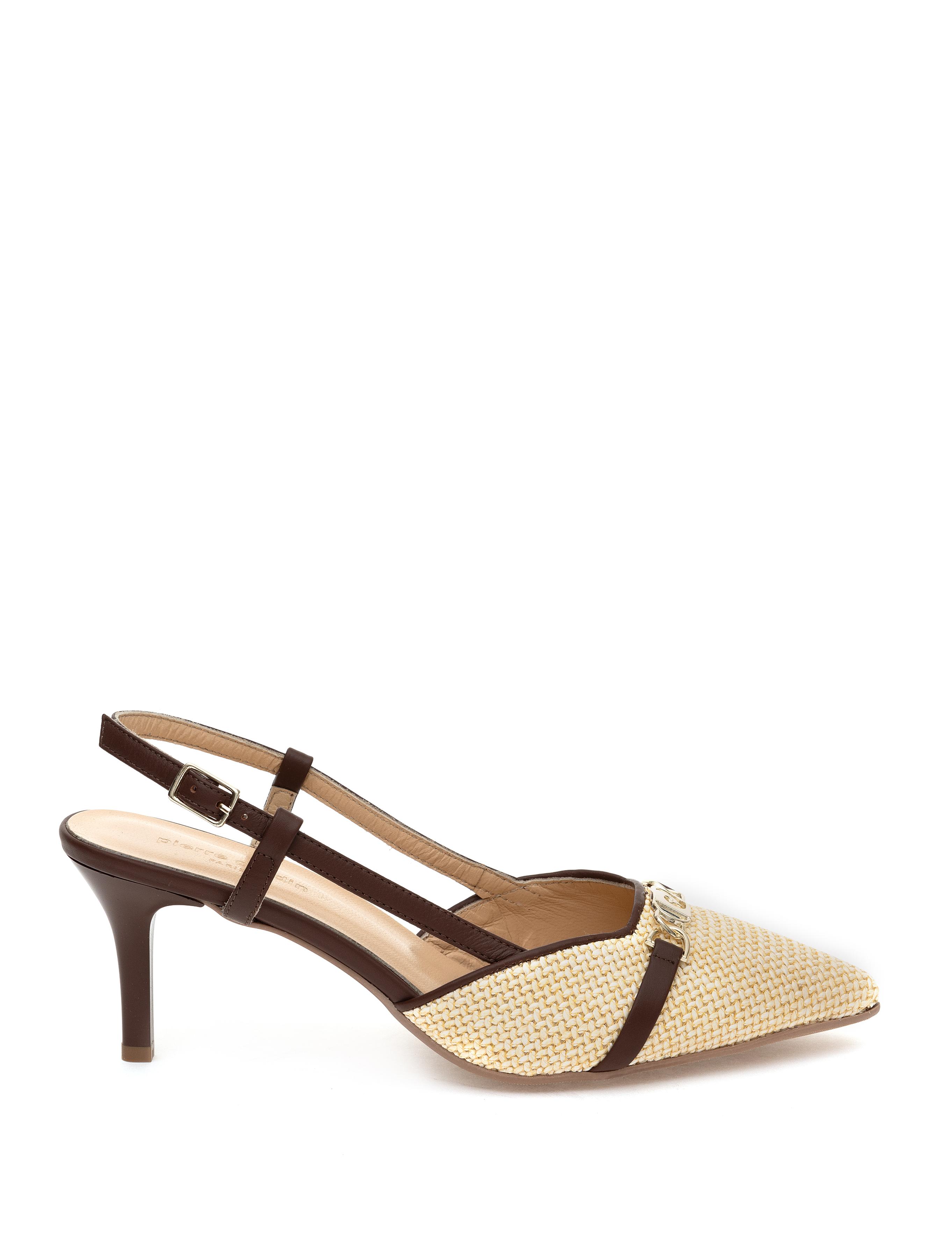 Bej Topuklu Ayakkabı