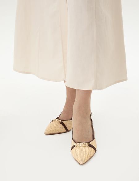 Bej Topuklu Ayakkabı - 50305165017