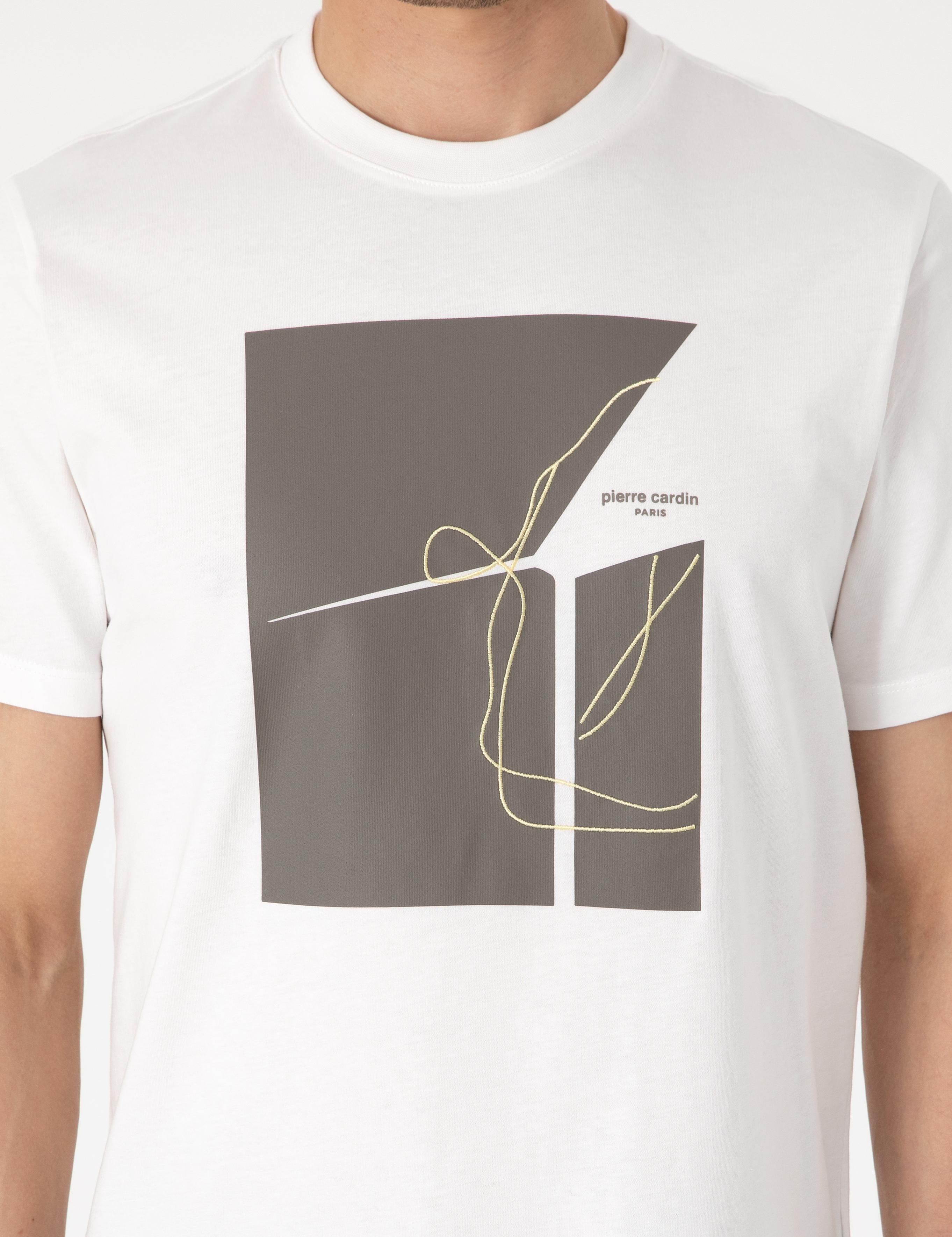 Ekru Regular Fit Tişört