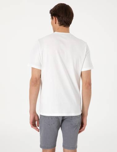 Ekru Regular Fit Tişört
