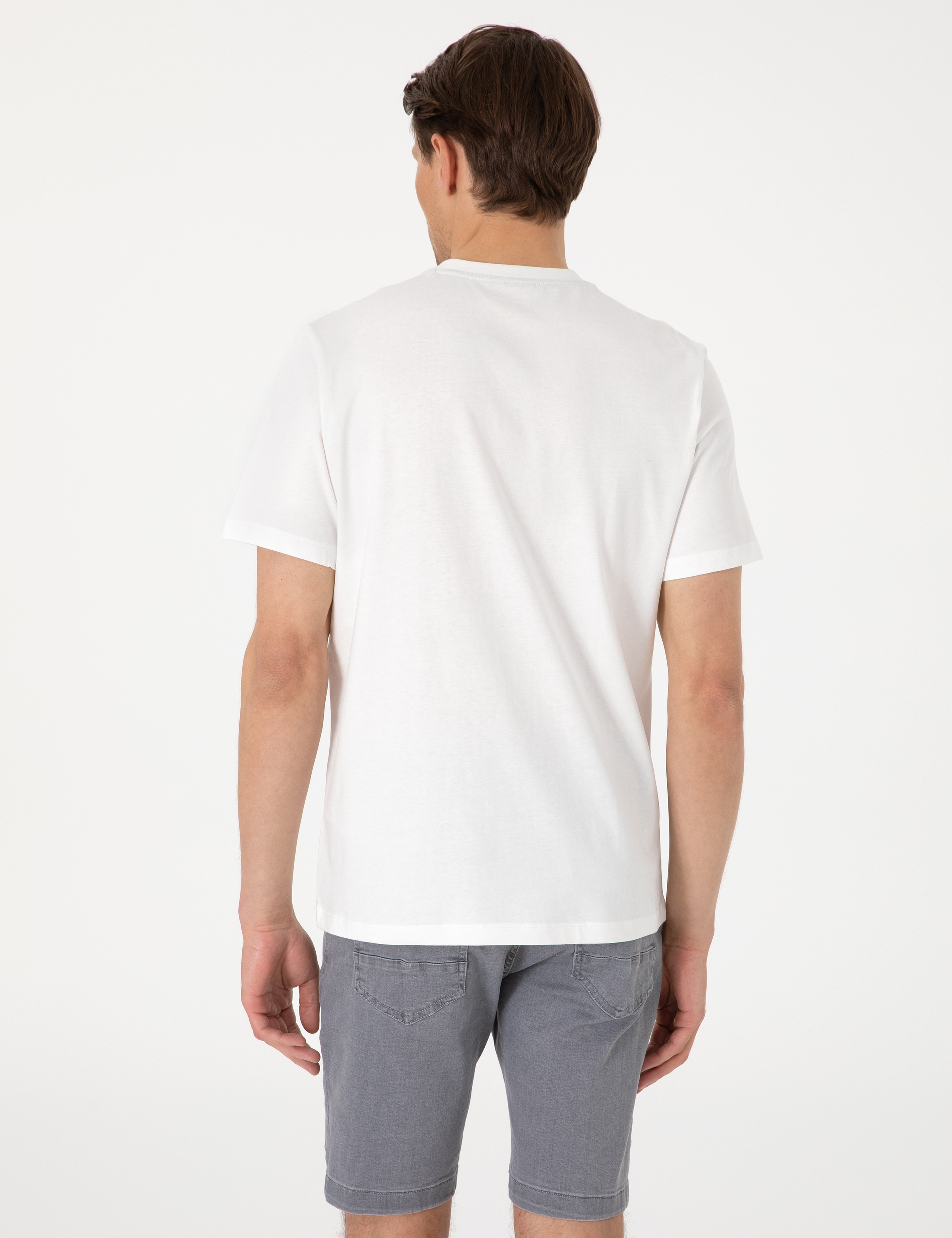 Ekru Regular Fit Tişört