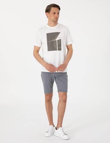 Ekru Regular Fit Tişört
