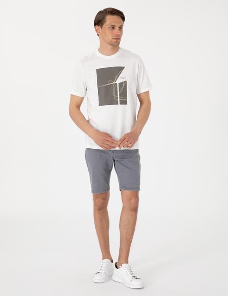 Ekru Regular Fit Tişört - 50302576194