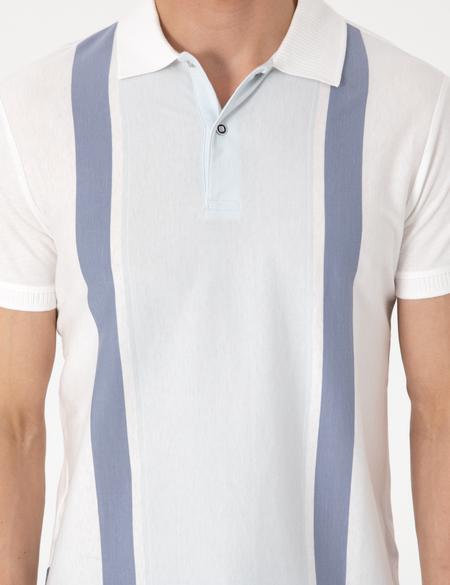 Ekru Slim Fit Tişört - 50302598193