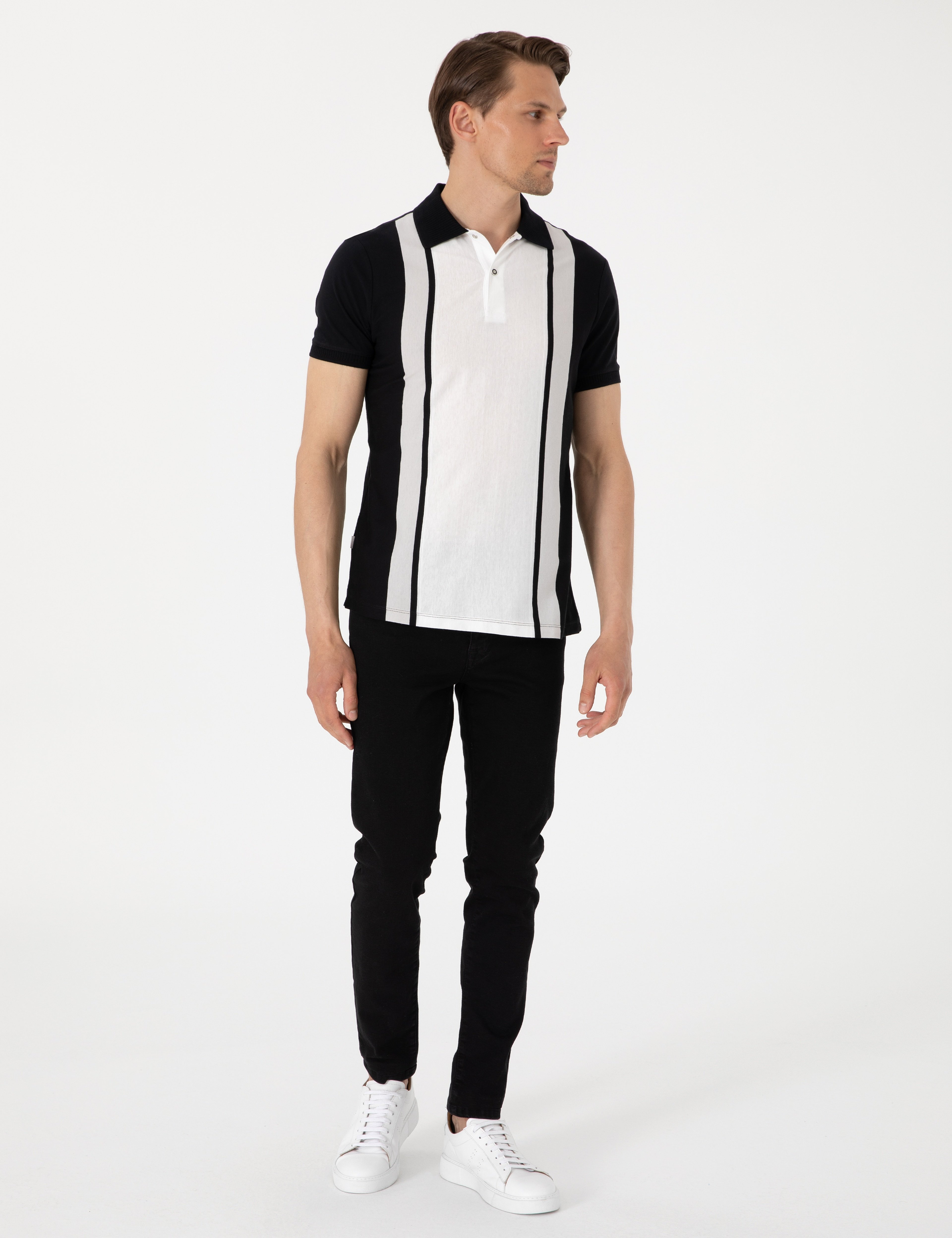 Siyah Slim Fit Tişört