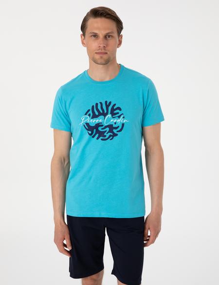 Mavi Kısakol Şortlu Pijama Takımı - 50314388003