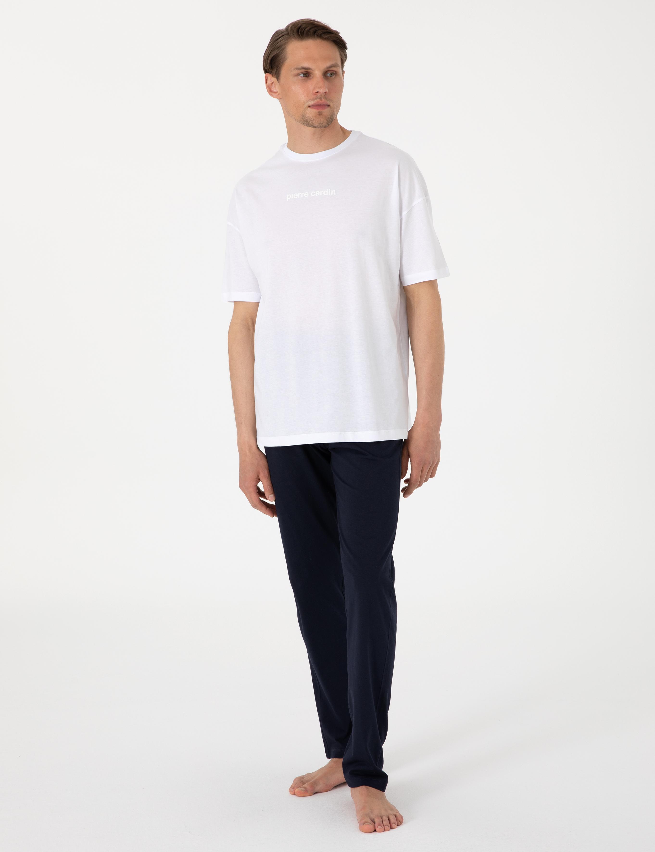 Beyaz Kısakol Pijama Takımı