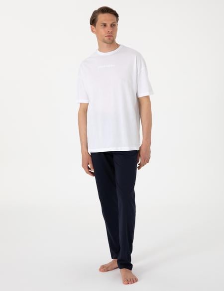 Beyaz Kısakol Pijama Takımı - 50314419023