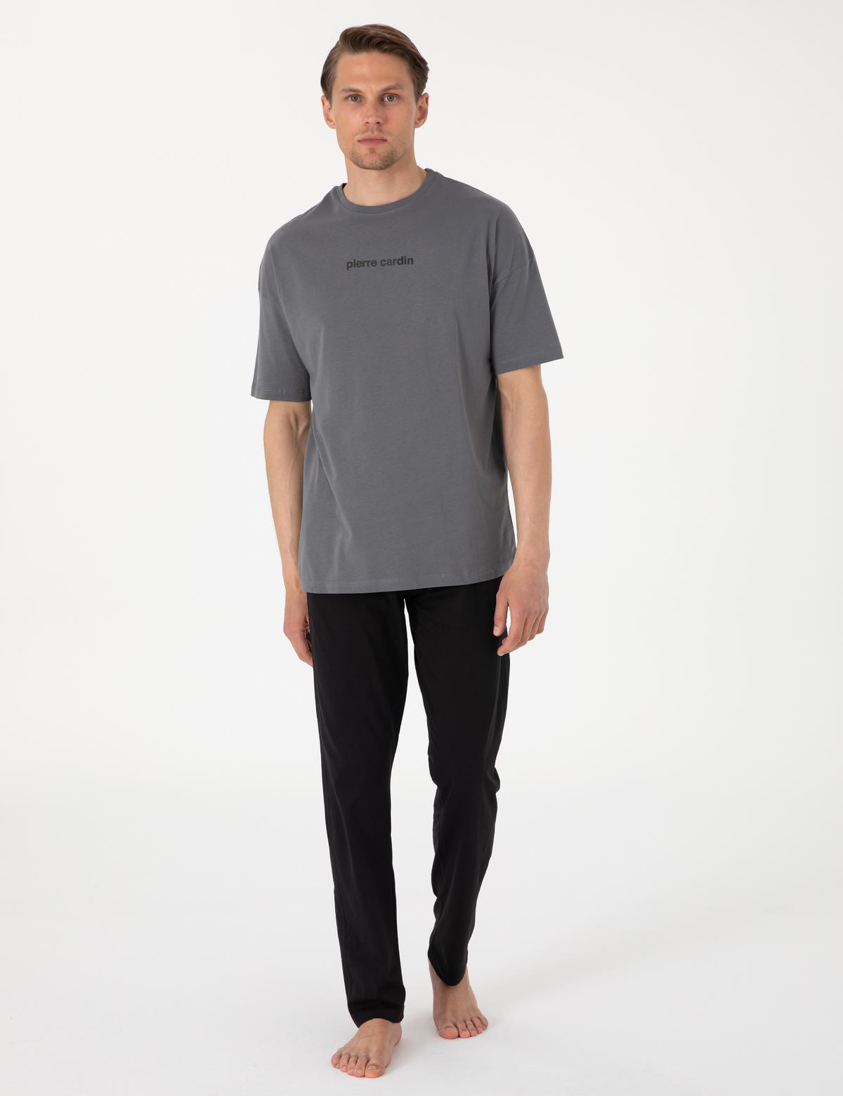 Gri Kısakol Pijama Takımı