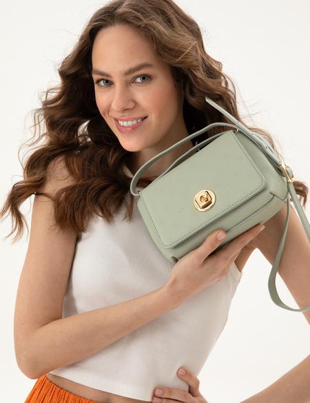 Su Yeşili Omuz Çantası - 50318393005