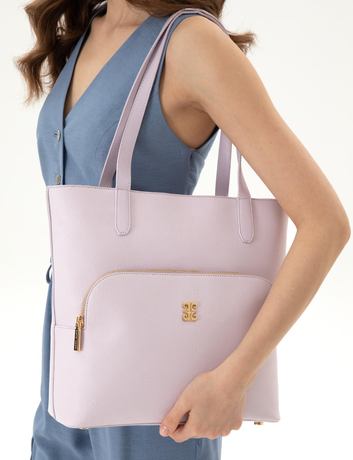 Açık Lila Omuz Çantası - 50318448004