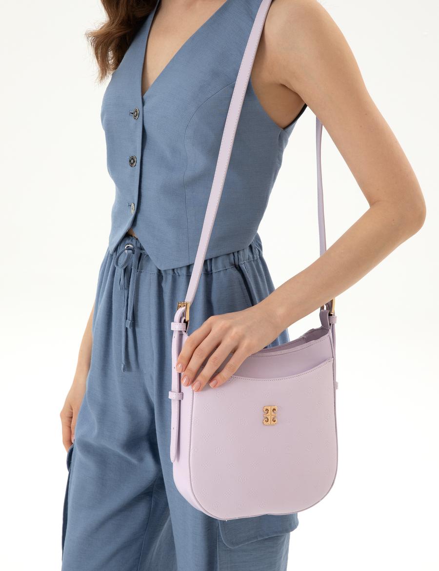 Açık Lila Çapraz Çanta