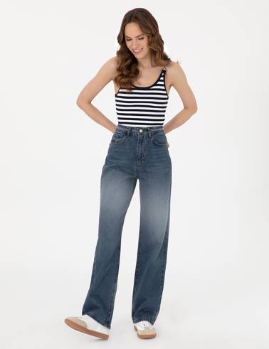 Lacivert Slim Fit Triko Tişört