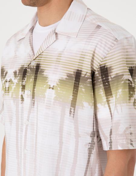 Haki Oversize Kısa Kollu Gömlek - 50304517005