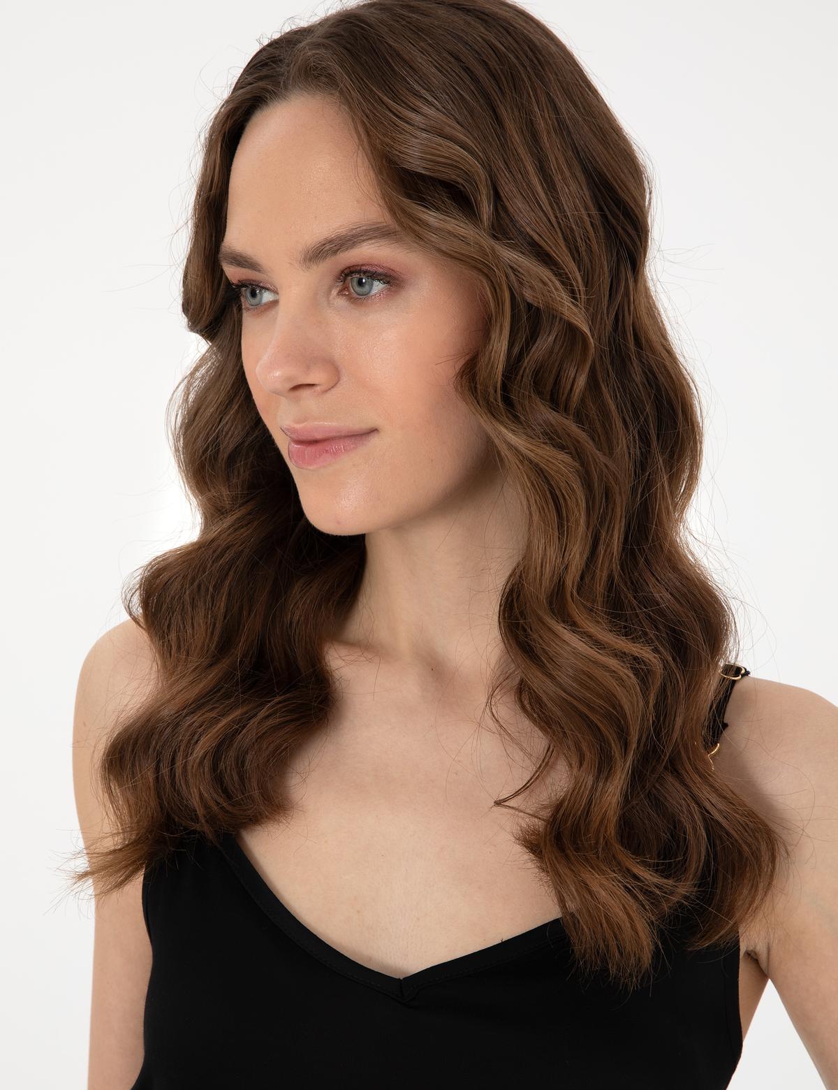 Siyah Regular Fit Bluz - 50301166016