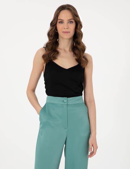 Siyah Regular Fit Bluz - 50301166016