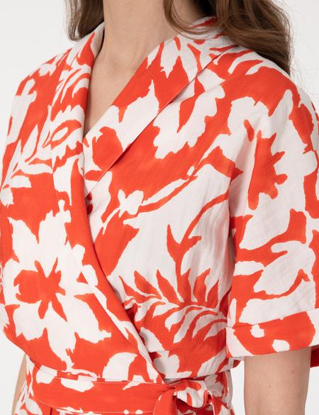 Kırmızı Dokuma Tulum - 50301184001