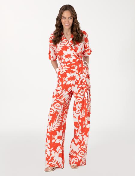 Kırmızı Dokuma Tulum - 50301184001