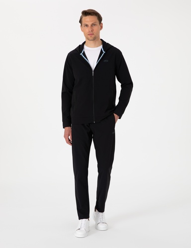 Siyah Regular Fit Eşofman Altı