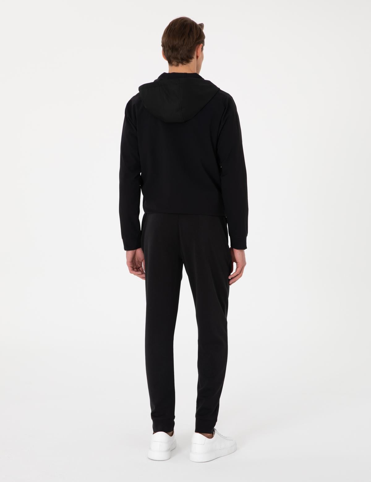 Siyah Regular Fit Eşofman Altı - 50302614037