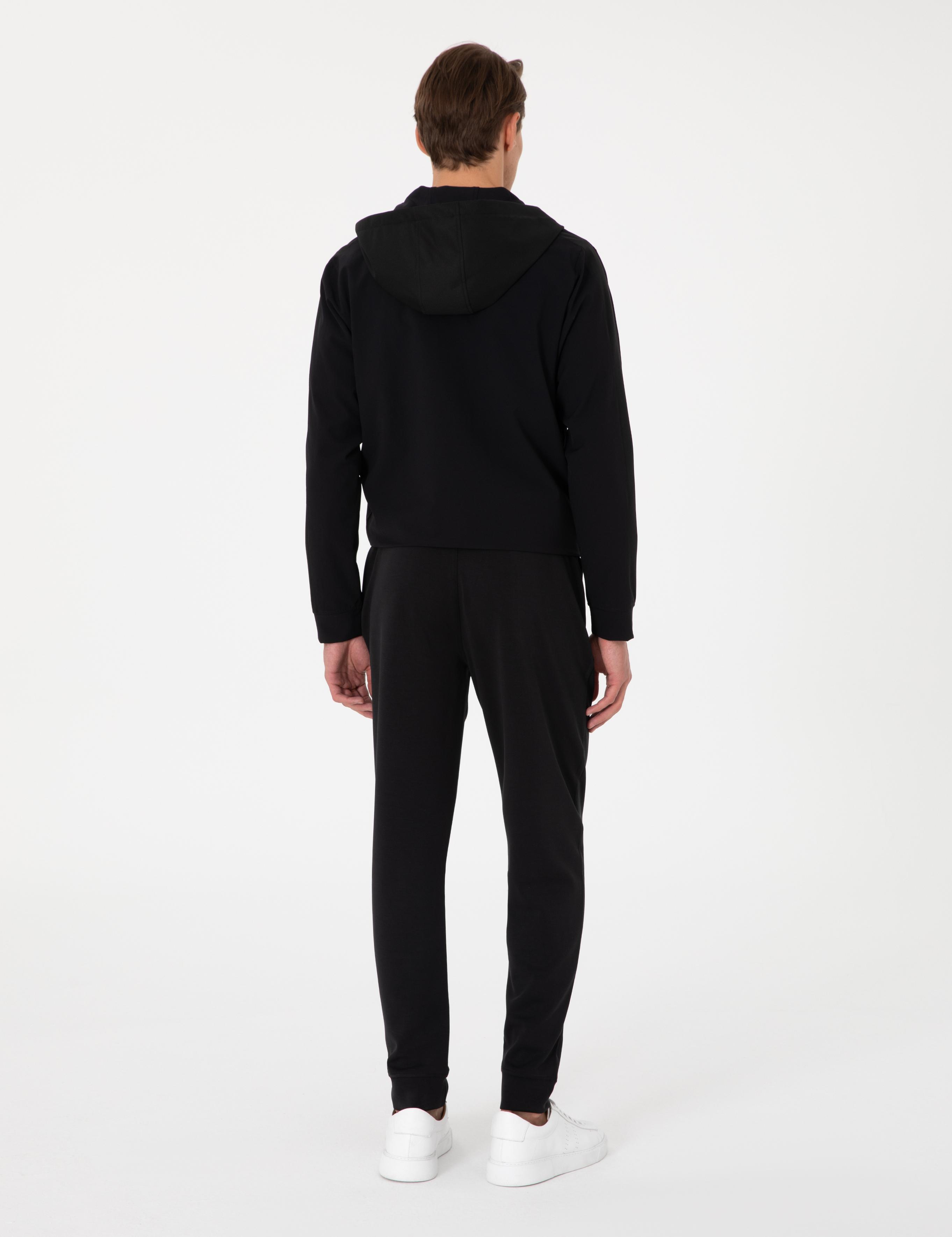 Siyah Regular Fit Eşofman Altı