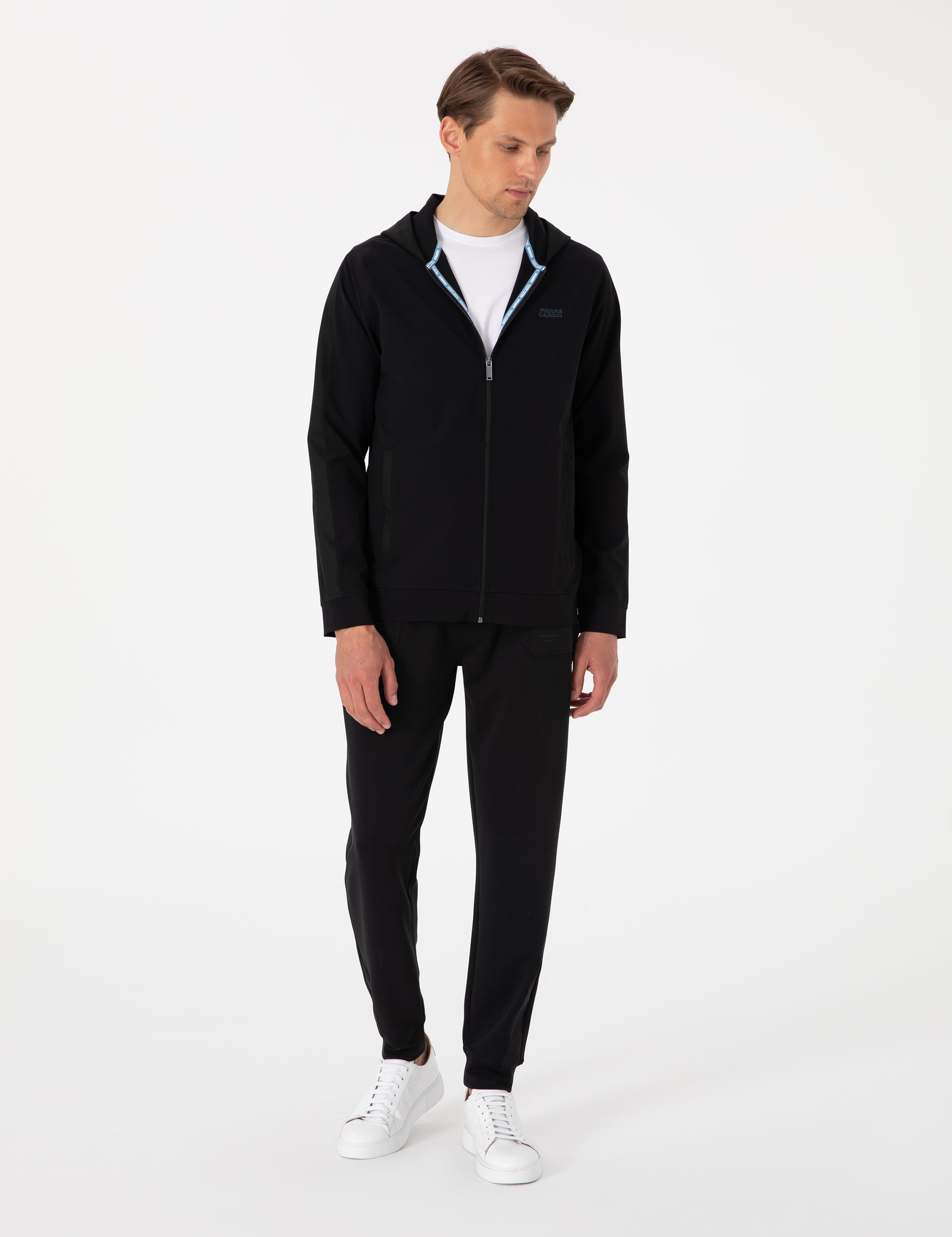 Siyah Regular Fit Eşofman Altı