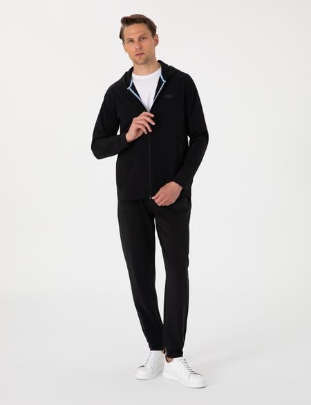 Siyah Regular Fit Eşofman Altı - 50302614037