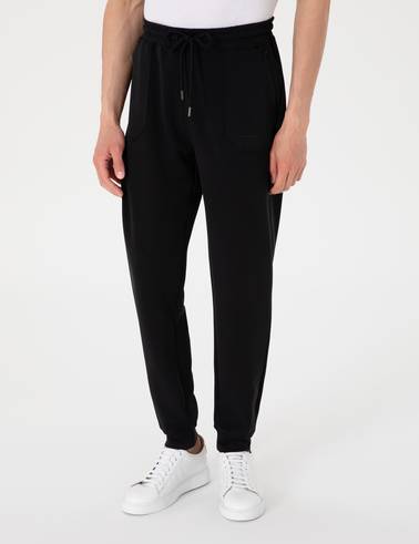 Siyah Regular Fit Eşofman Altı