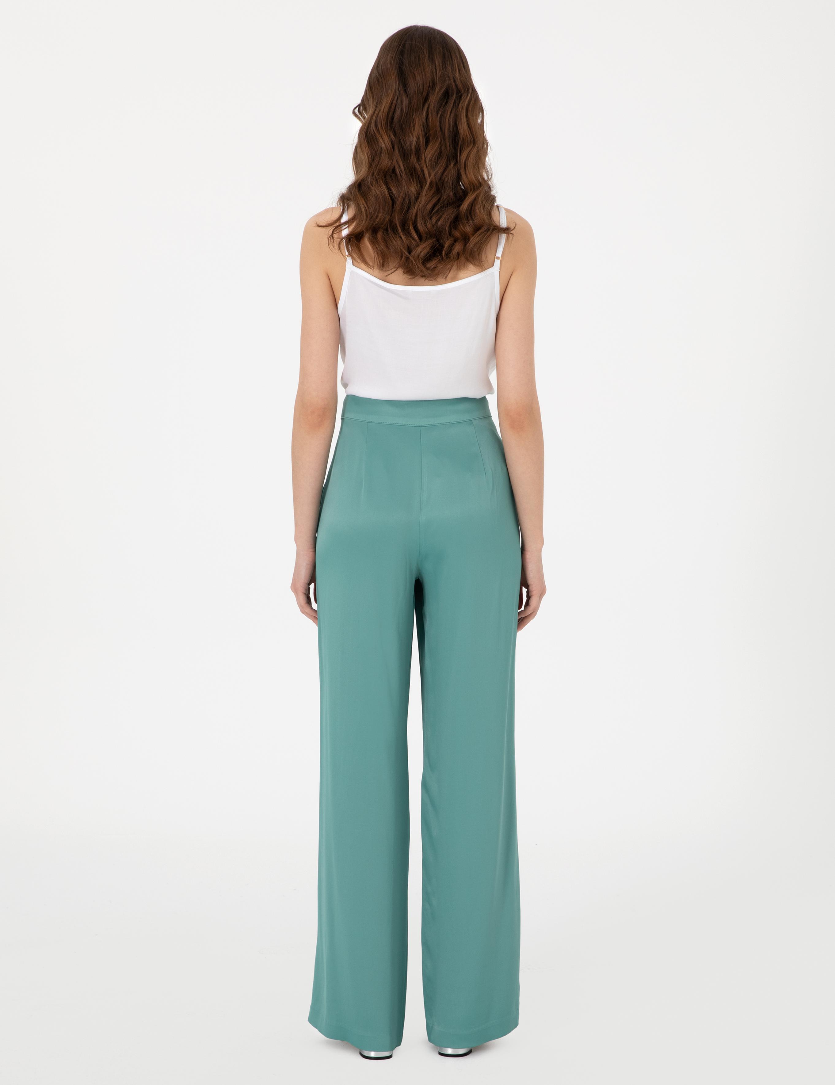 Yeşil Kumaş Pantolon