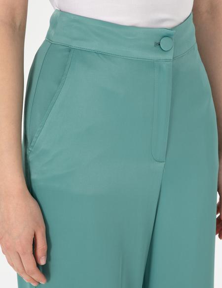 Yeşil Kumaş Pantolon - 50299799006