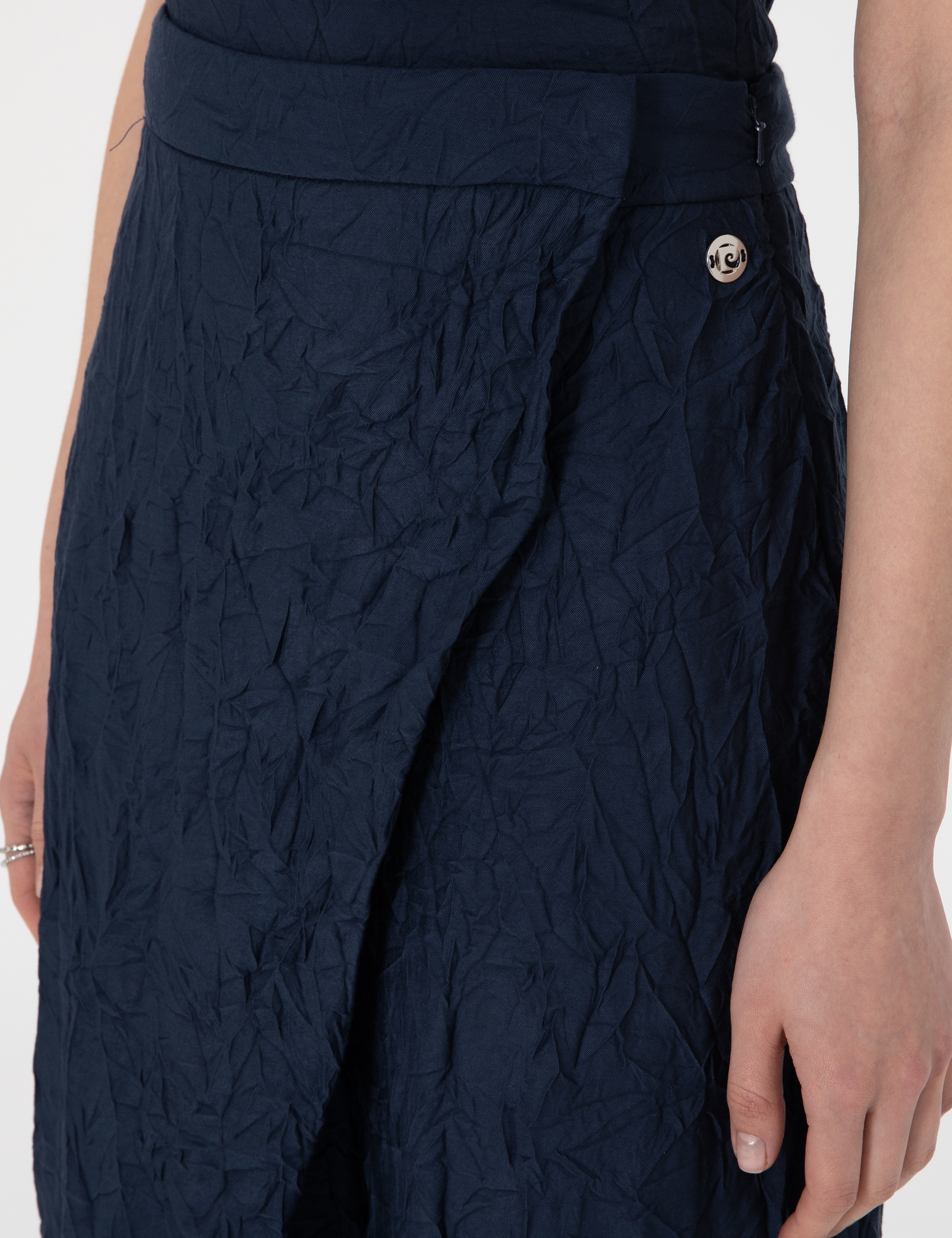 Lacivert Loose Fit Pantolon
